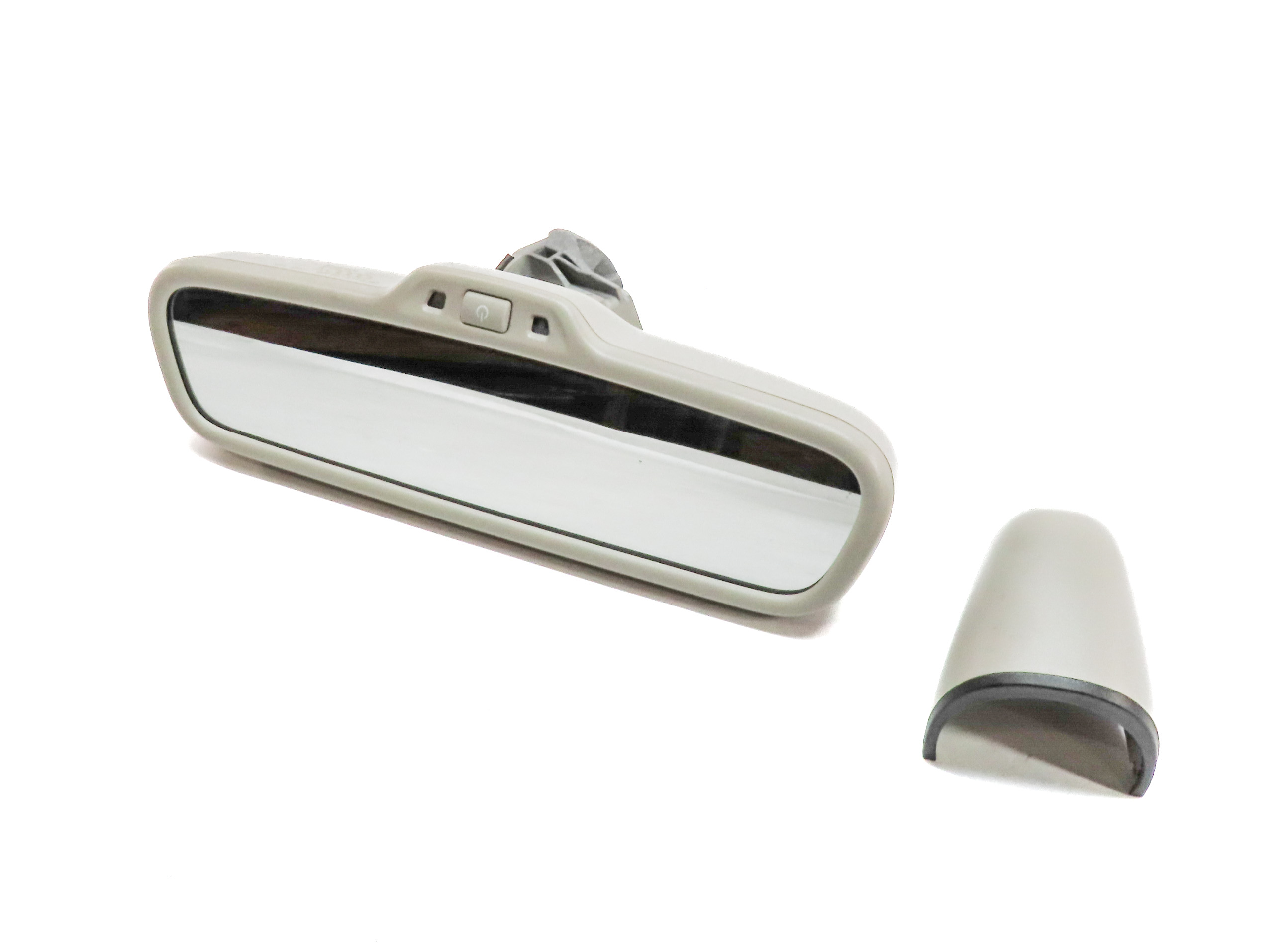2007-2015 AUDI Q7 (4L) AUTO DIM REAR VIEW MIRROR w/ COMPASS & HOMELINK (Gray) — exact item pictured